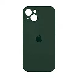 Чохол Silicone Case Full Camera для Apple iPhone 14 Dark green