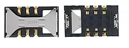 Коннектор SIM-карты Samsung S5830 / S5670 / S7350 / S8300 / B5722 / i900 Original