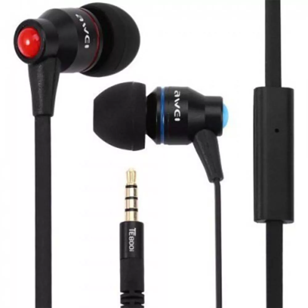 Наушники Awei TE-800i Black - фото 1