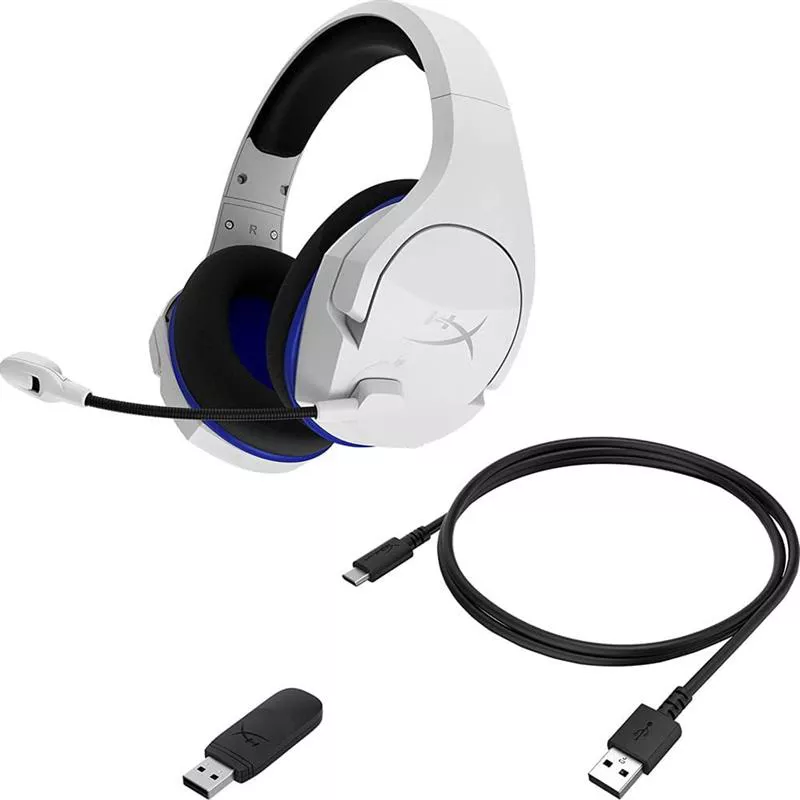 Навушники HyperX Cloud Stinger Core Wireless для PS4\PS5 White (4P5J1AA) - фото 6
