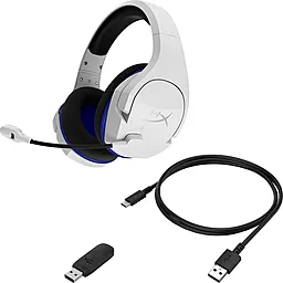 Навушники HyperX Cloud Stinger Core Wireless для PS4\PS5 White (4P5J1AA) - мініатюра 6 Навушники HyperX Cloud Stinger Core Wireless для PS4\PS5 White (4P5J1AA) - мініатюра 6