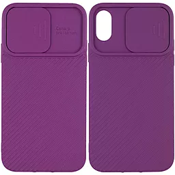 Чехол Epik Camshield Square Apple iPhone X, iPhone XS Purple
