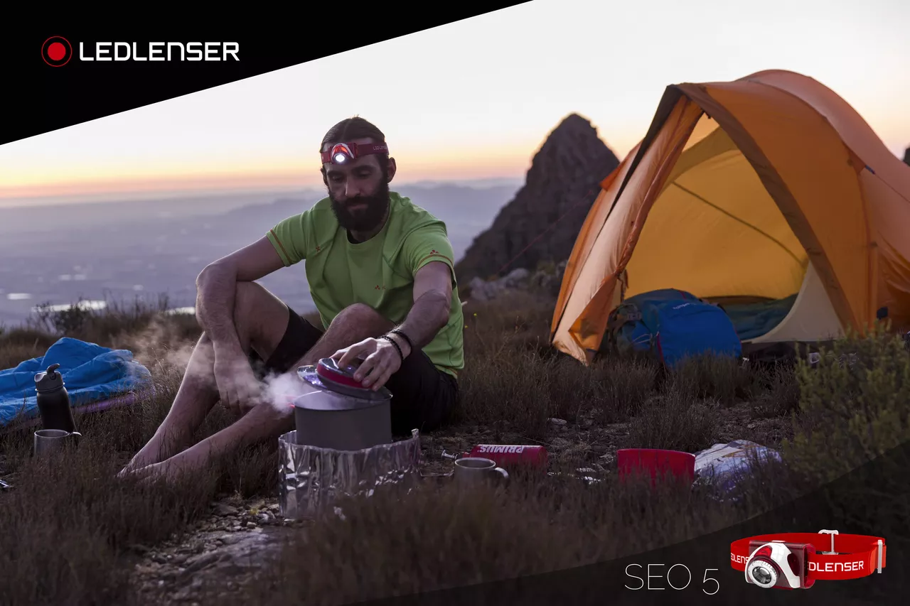 Налобний ліхтарик LedLenser SEO 5 (3xAAA) блістер Red (6106) - фото 5