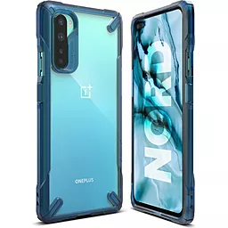 Чехол Ringke Fusion X OnePlus Nord Space Blue (RCH4849)