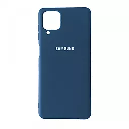 Чехол Epik Silicone Case Full для Samsung Galaxy A12 (A125), M12 (M127) Navy Blue