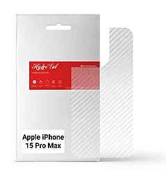 Гідрогелева плівка ArmorStandart на задню панель для Apple iPhone 15 Pro Max Carbone Transparent (ARM71910)