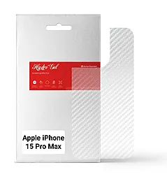 Гидрогелевая пленка ArmorStandart на заднюю панель для Apple iPhone 15 Pro Max Carbone Transparent (ARM71910)