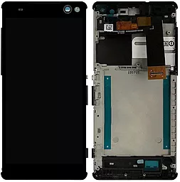 Дисплей Sony Xperia C5 Ultra (E5506, E5533, E5553, E5563) с тачскрином и рамкой, Black