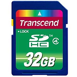 Карта пам'яті Transcend SDHC 32GB Class 4 (TS32GSDHC4)