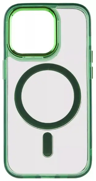 Чехол Epik Iris with MagSafe для Apple iPhone 13 Pro Green - фото 1