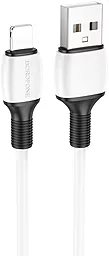 Кабель Borofone BX84 Rise USB-A - Lightning 12w 2.4a 1м cable White