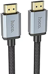Видеокабель US03 Ultra HD HDMI v2.1 M/M 8K 60Hz 3M black Hoco - фото Видеокабель US03 Ultra HD HDMI v2.1 M/M 8K 60Hz 3M black Hoco