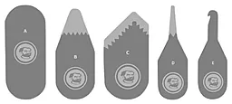 Набор лопаток для разборки MECHANIC S5 5 шт металлические