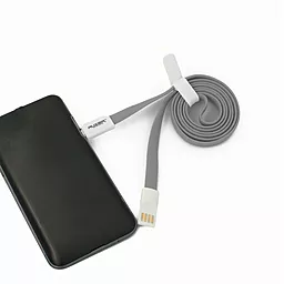 Кабель Auzer AC-M1 USB-A - micro USB 1м cable Grey - мініатюра 3 Кабель Auzer AC-M1 USB-A - micro USB 1м cable Grey - мініатюра 3