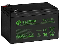 Акумуляторна батарея BB Battery 12V 12Ah (BС 12-12)