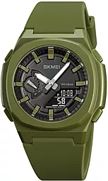 Часы наручные SKMEI 2091AGBK Green-Black - фото Часы наручные SKMEI 2091AGBK Green-Black