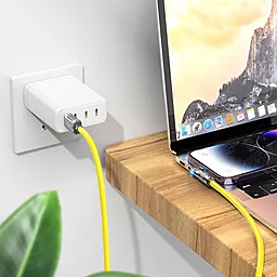 Кабель Hoco U118 USB-A - Lightning 12w 2.4a 1.2м cable Yellow - миниатюра 3 Кабель Hoco U118 USB-A - Lightning 12w 2.4a 1.2м cable Yellow - миниатюра 3