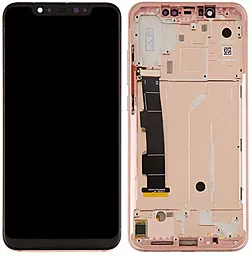 Дисплей Xiaomi Mi 8 с тачскрином и рамкой, (OLED), Gold - фото Дисплей Xiaomi Mi 8 с тачскрином и рамкой, (OLED), Gold