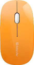 Компьютерная мышка Defender NetSprinter MM-545 (52546) Orange-White - фото Компьютерная мышка Defender NetSprinter MM-545 (52546) Orange-White