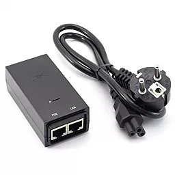 Бездротовий адаптер (Wi-Fi) Ubiquiti POE-24-12W, PoE adapter 24V/0,5A (12W) - фото Бездротовий адаптер (Wi-Fi) Ubiquiti POE-24-12W, PoE adapter 24V/0,5A (12W)