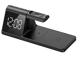 Беспроводная док-станция W3042 5-in-1 15w wireless charger black - фото Беспроводная док-станция W3042 5-in-1 15w wireless charger black