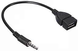 Аудио-переходник EasyLife M-F 3.5mm -> USB-A Black