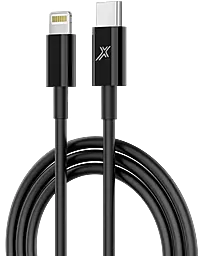 Кабель Grand-X USB Type-C - Lightning 12w 2.4a 1м Black (CL-03B) - фото Кабель Grand-X USB Type-C - Lightning 12w 2.4a 1м Black (CL-03B)