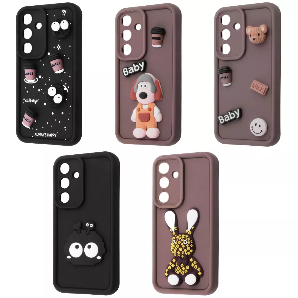 Чохол Pretty Things Case для Samsung Galaxy A16 brown/rabbit - фото 3