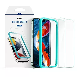 Защитное стекло ESR Screen Shield (2 шт) для Apple iPhone 14 / 13 / 13 Pro  (4894240150795)