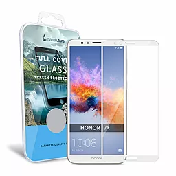 Захисне скло MAKE Full Cover Huawei  Honor 7X White (MGFCH7XW)