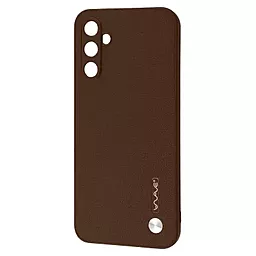 Чехол Wave Leather Case для Samsung Galaxy M14 Dark Brown