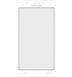 Корпусное стекло дисплея Samsung Galaxy J7 V J727V, J727P 2017 White - фото Корпусное стекло дисплея Samsung Galaxy J7 V J727V, J727P 2017 White