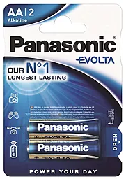 Батарейки Panasonic AA (R6) Evolta 2шт (LR6EGE/2BP) - фото Батарейки Panasonic AA (R6) Evolta 2шт (LR6EGE/2BP)