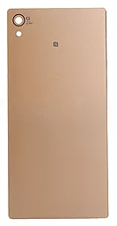 Задняя крышка корпуса Sony Xperia Z3 (D6603, D6633, D6643, D6653) со стеклом камеры Original  Gold
