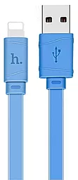 Кабель USB Hoco X5 Bamboo Lightning  Blue