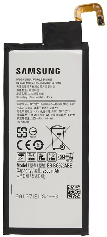 Аккумуляторы для телефона Samsung Galaxy S6 Edge G925 фото