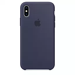 Чехол Silicone Case для Apple iPhone XS Max Midnight Blue