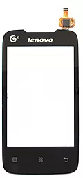 Сенсор (тачскрин) Lenovo A208 Black - фото Сенсор (тачскрин) Lenovo A208 Black