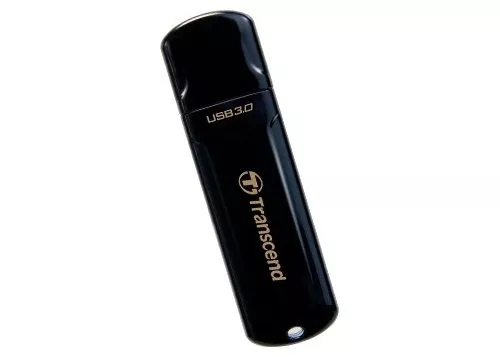 Флешка Transcend JetFlash 700 64Gb (TS64GJF700) Black - фото 1