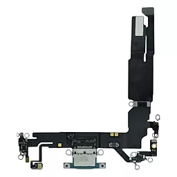 Нижній шлейф Apple iPhone 16 з роз'ємом зарядки, з мікрофоном Original Teal
