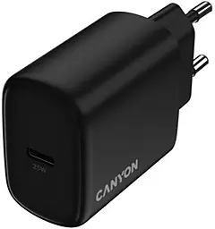 Сетевое зарядное устройство Canyon OnCharge 250 25w PD USB-C fast charger Black (CNE-CHA250-11) - фото Сетевое зарядное устройство Canyon OnCharge 250 25w PD USB-C fast charger Black (CNE-CHA250-11)