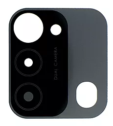 Стекло камеры Tecno Spark 8C (большое) Black - фото Стекло камеры Tecno Spark 8C (большое) Black