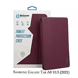 Чехол для планшета BeCover Smart Case для Samsung Galaxy Tab A8 10.5 (2021) Red Wine (707268) - фото Чехол для планшета BeCover Smart Case для Samsung Galaxy Tab A8 10.5 (2021) Red Wine (707268)