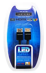Відеокабель Lautsenn HDMI 1.4 LED 2.5m (L-HDMI-2.5) - мініатюра 2