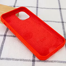 Чохол Silicone Case Full для Apple iPhone 15 Red - мініатюра 3