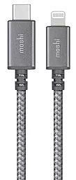 Кабель USB PD Moshi Integra 0.25M USB Type-C - Lightning Cable Titanium Gray (99MO084043)