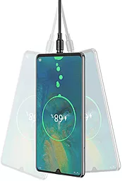 Кабель Hoco X52 Sereno USB-A - Type-C 15w 3a 1м cable Black - мініатюра 6