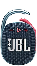 Колонки акустичні JBL Clip 4 Blue/Pink (JBLCLIP4BLUP) - фото Колонки акустичні JBL Clip 4 Blue/Pink (JBLCLIP4BLUP)