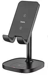 Беспроводная док-станция Hoco CW37 2-in-1 15w wireless charger black