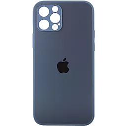 Чехол Epik TPU+Glass Matte Candy Full camera Apple iPhone 12 Pro   Blue